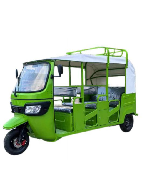Electric Tricycle Passenger Tuk Tuk With Roof Rack...