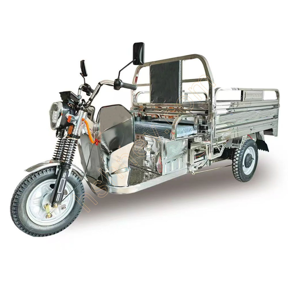 1.6M Stainless Steel Electric Tricycle