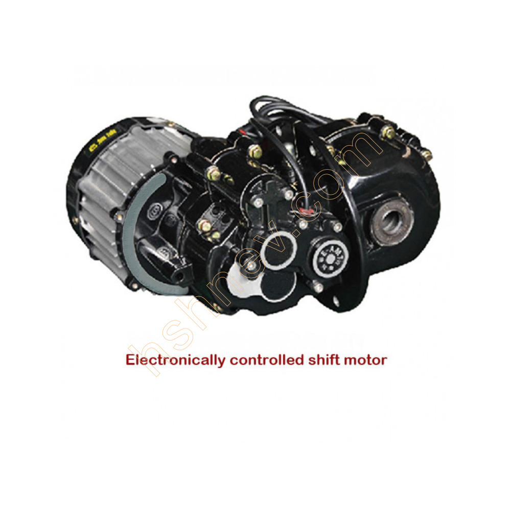 Electronically controlled shift motor