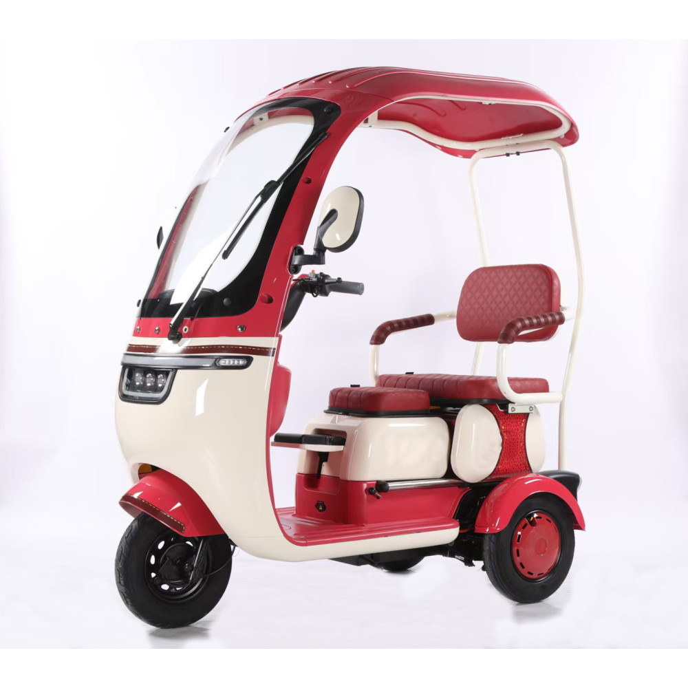 Electric Tricycle With Rainproof Roof