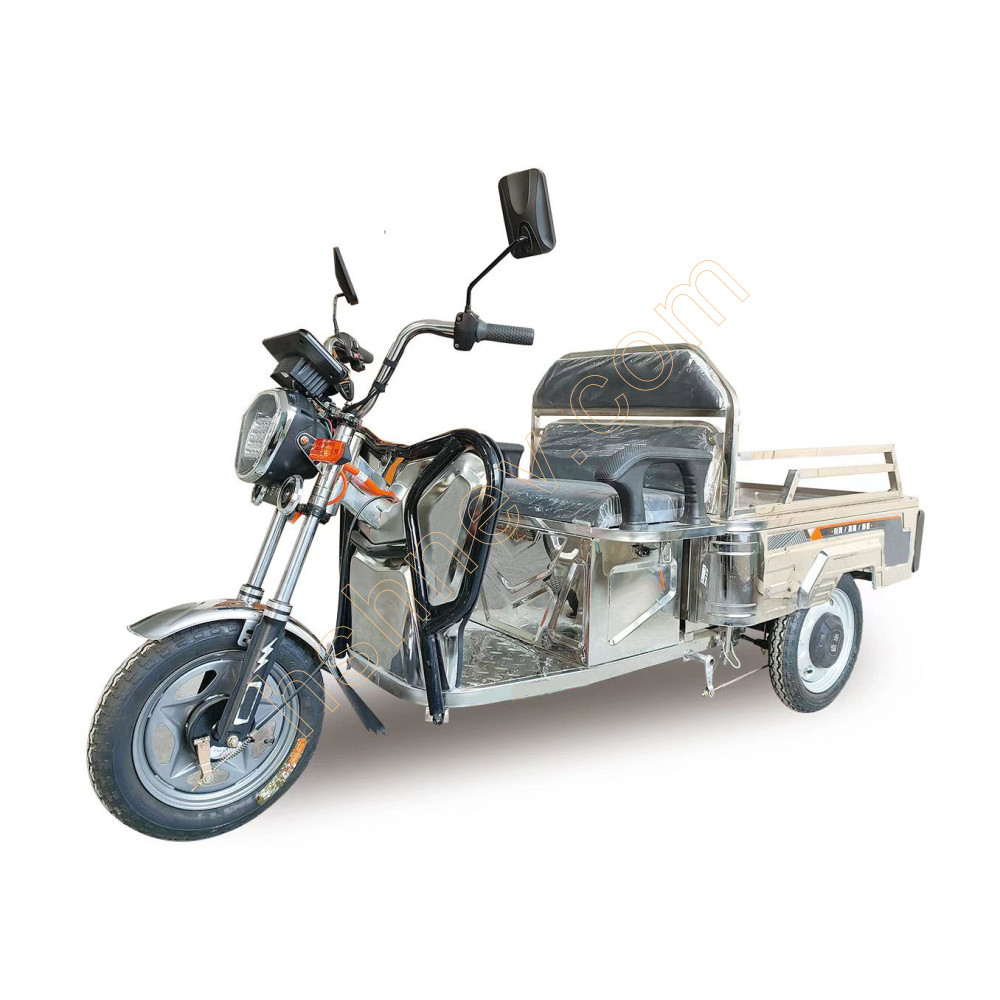 1.1M Stainless Steel Electric Tricycle