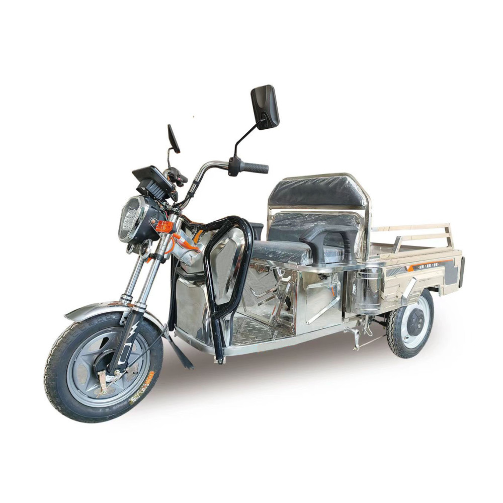 1.1M Stainless Steel Electric Tricycle