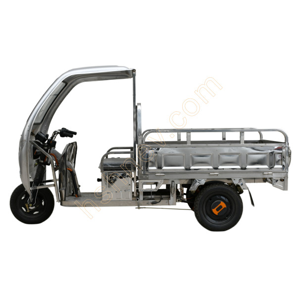 1.5M Stainless Steel Electric Cargo Tricycle With ...