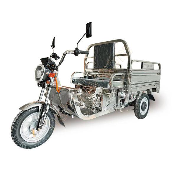1.6M Electric Fully Stainless Steel Cargo Tricycle