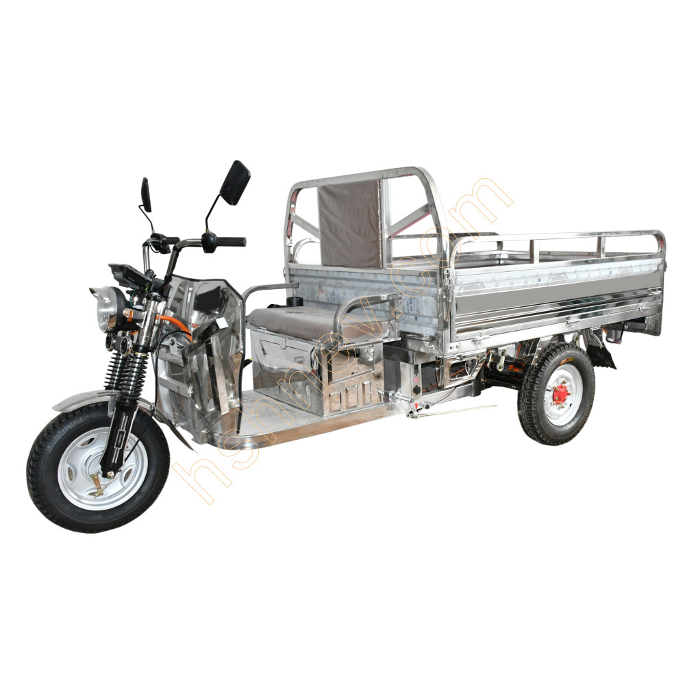 1.8M Stainless Steel Cargo Electric Tricycle for Farm Work and Delivery Work