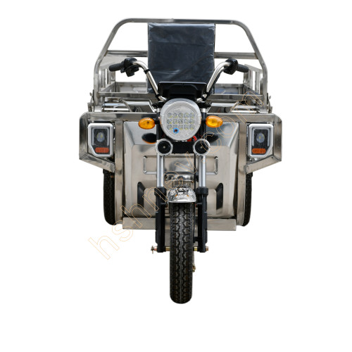 1.5M Electric Stainless Steel Tricycle with Cargo