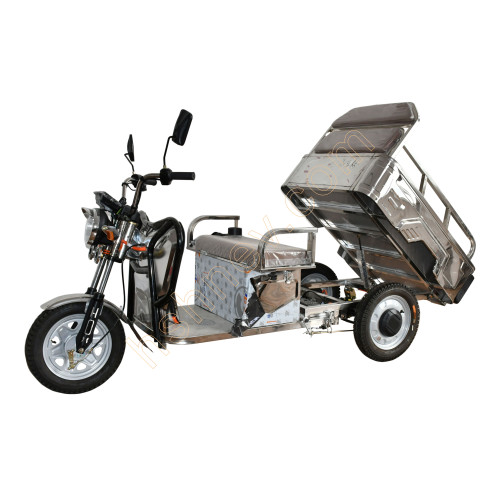 1.1M Small Stainless Steel Electric Tricycle