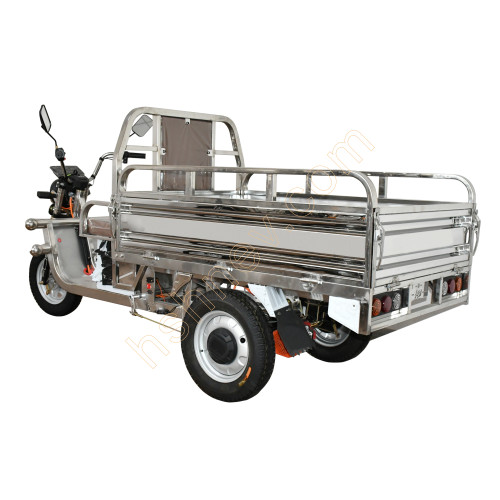 Stainless Steel Anti-corrosion Seafood Transportation Electric Tricycle